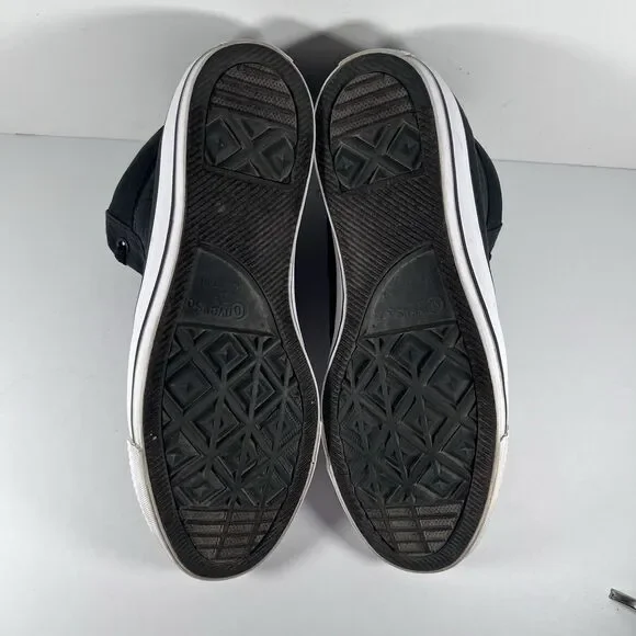 Converse Chuck Taylor All Star Street Mid Black Shoes Sneakers Men's Size 10 - Picture 7 of 8